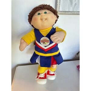Vintage 1990 Cabbage Patch Kids Cheerleader Doll Hasbro Xavier Roberts 16 Inch